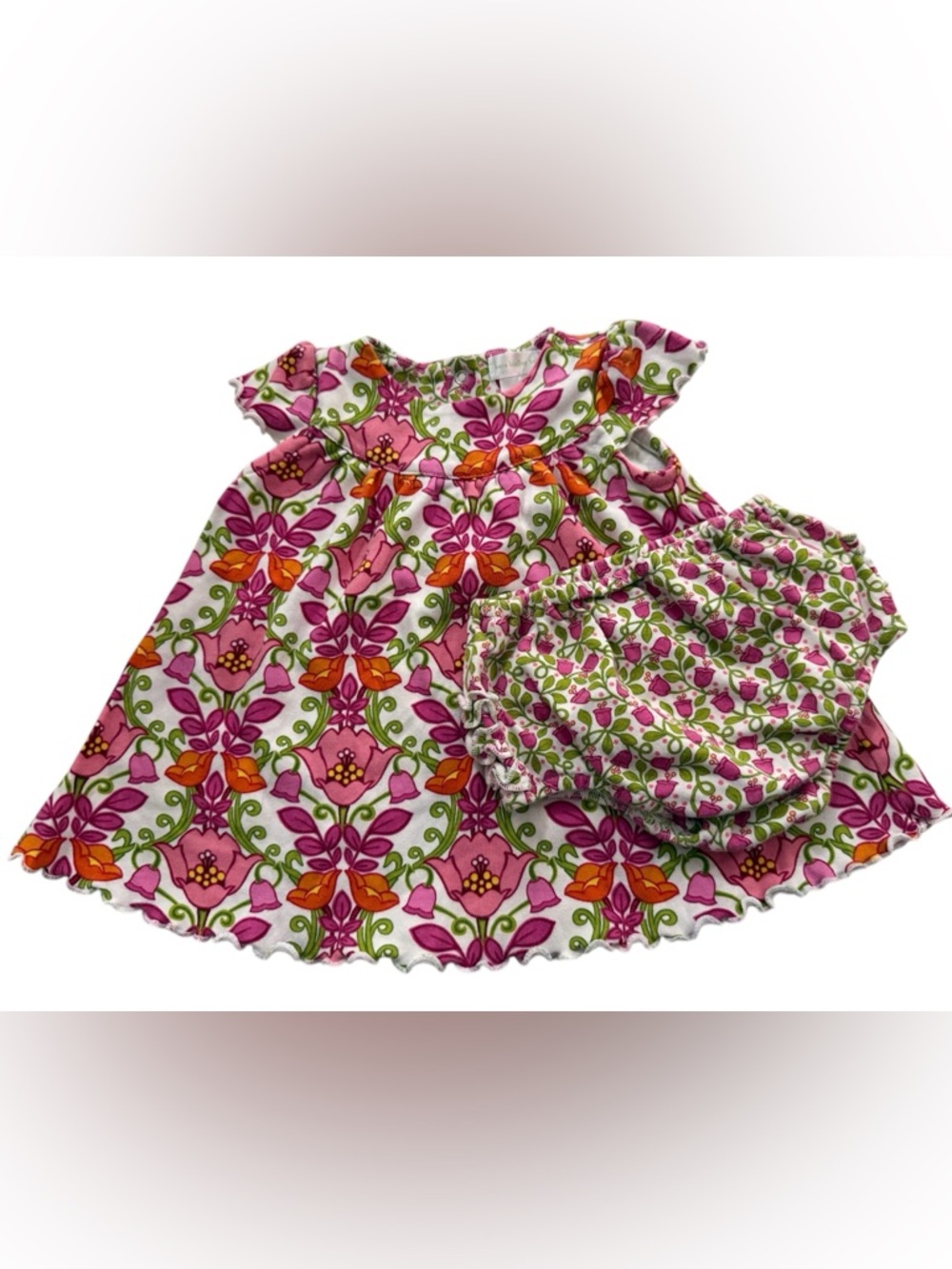 Vera Bradley Lilli Bell Baby Girls Summer Outfit Dress with Bloomers